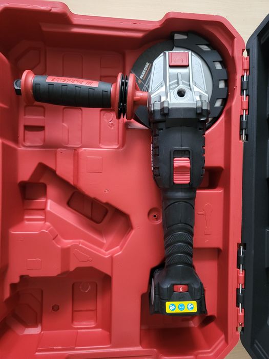 Нов Акумулаторен Безчетков Ъглошлайф Parkside Performance скорости