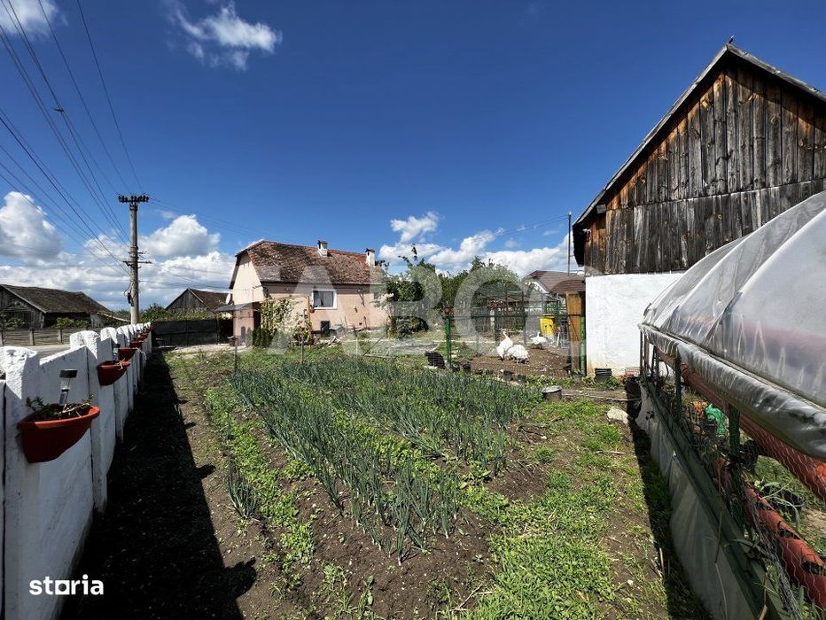 Casa individuala de vanzare cu 3 camere 500 mp teren Cornatel Sibiu