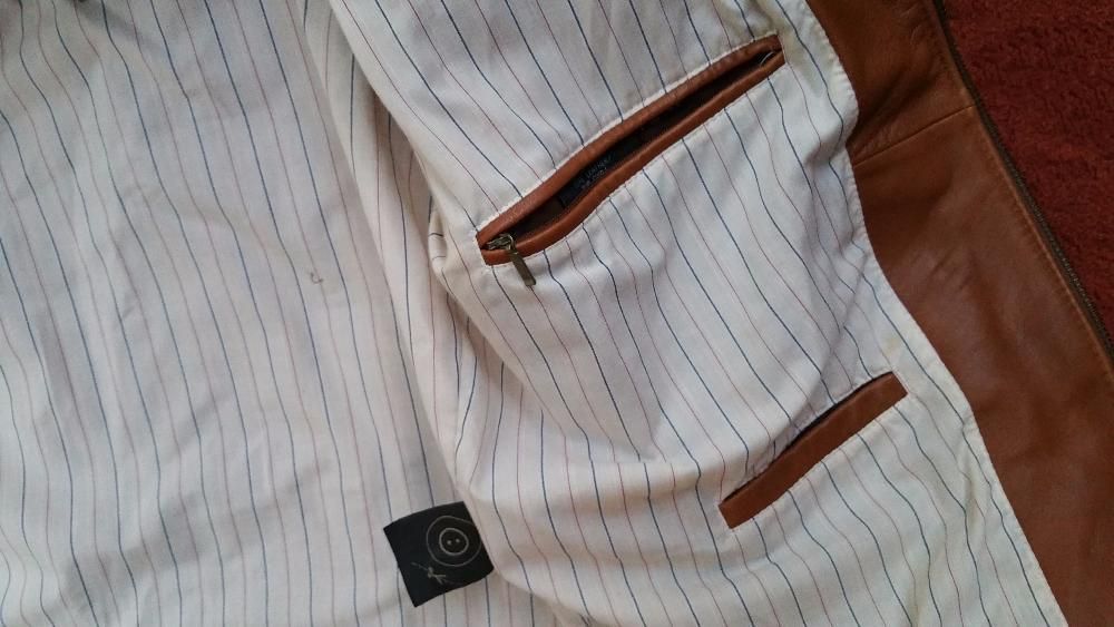 Geaca piele naturala Abercombie and Ftich originala nr 50