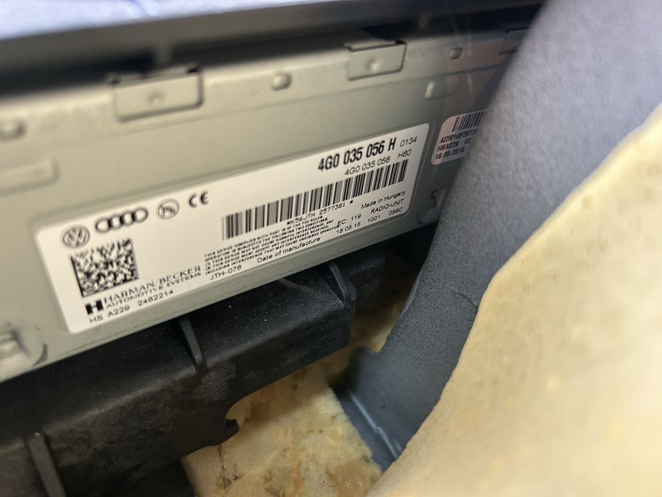 Modul radio Audi A4 B8.5 facelift 4G0 035 056 H 2015