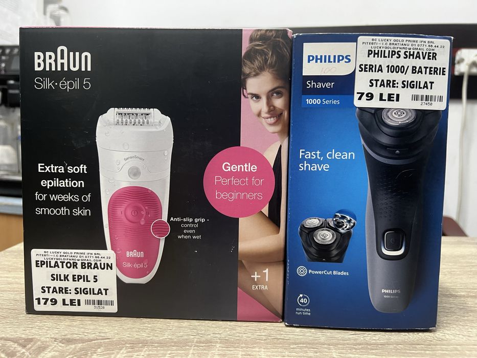 Epilator + shaver cod produs 31528 / 27450