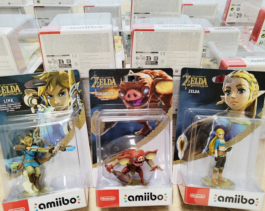 Nintendo Switch amiibo фигурки / Чисто НОВИ/ Mario/Zelda/Pokemon