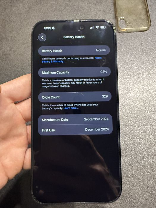 Iphone 16 plus Black