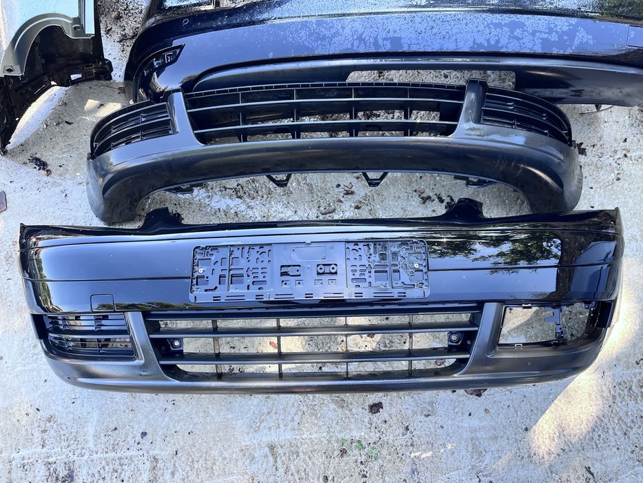 Предна броня черна за volkswagen touran 2003-2007