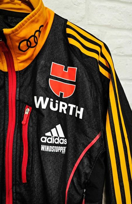 Adidas Audi Team Windstopper Оригинално мъжко яке фланелак размер М