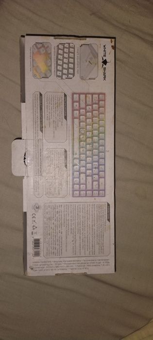 Tastatura white shark 60% pentru gaming in garantie