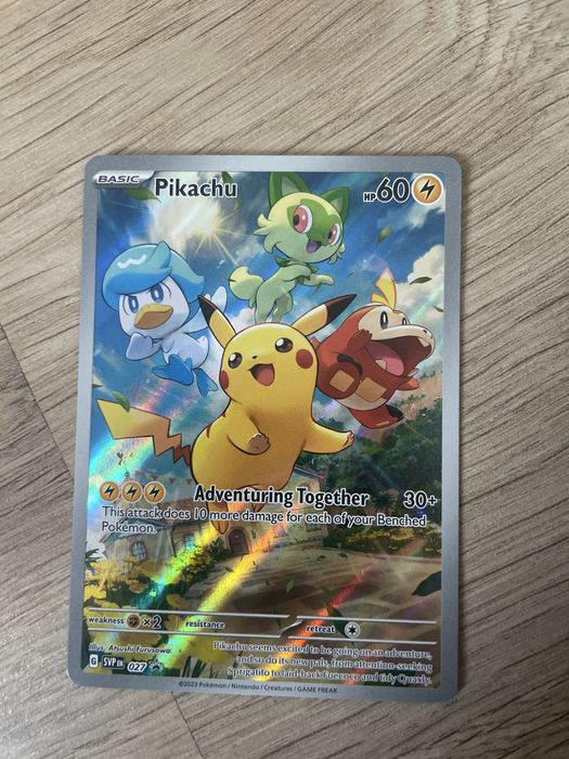 Card Pokemon Pikachu Promo
