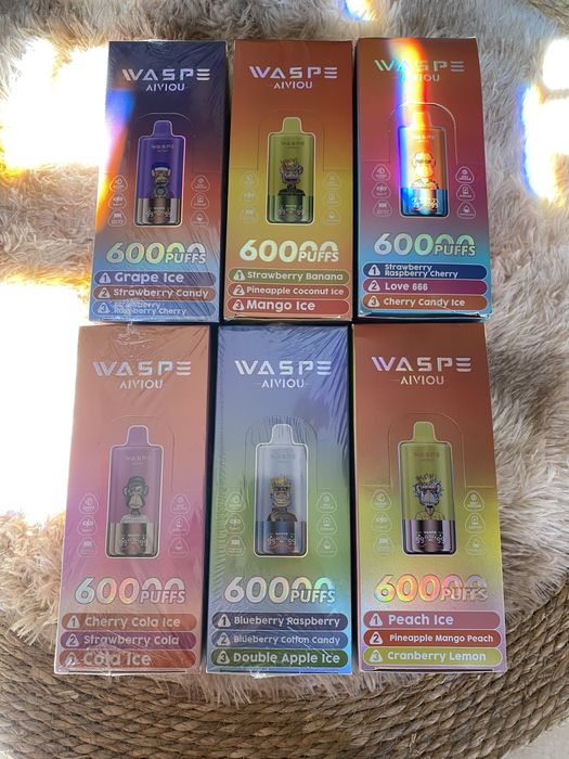 Vape waspe 60.000 puffs originale qr cod