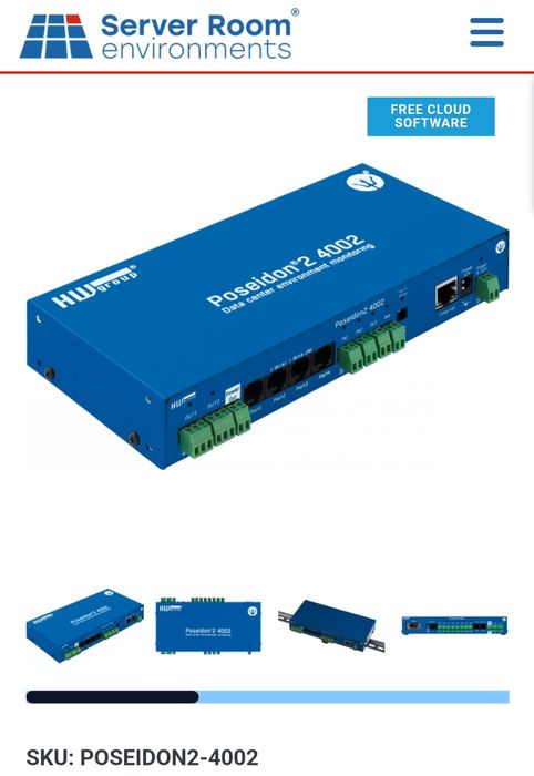 Poseidon2 4002 - Soluția completă: monitorizare mediu ambiantal