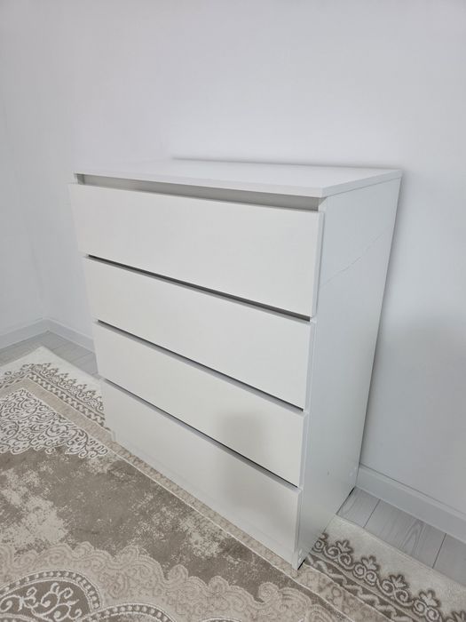 Комод , 80.40x40x99 см, белый