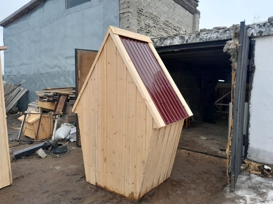 Уличный туалет двойной