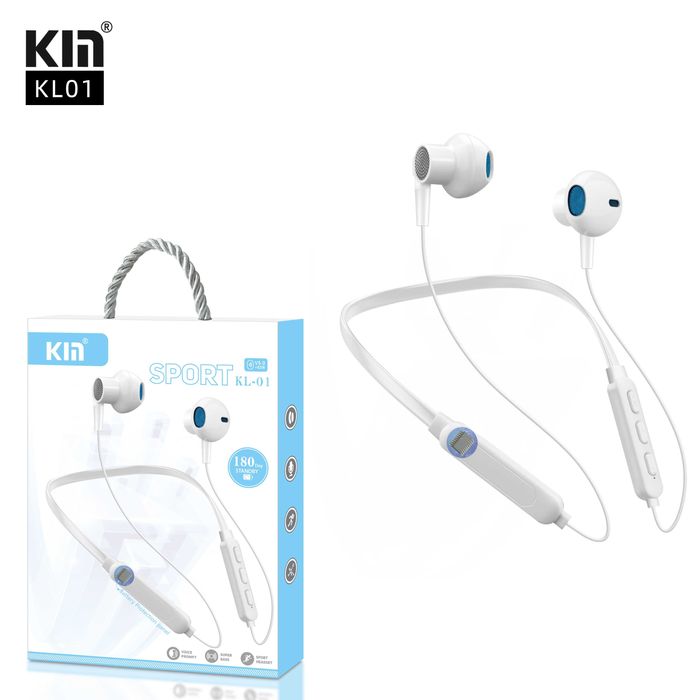 Наушники KIN KL-01 Bluetooth 5.0, 5 часов музыки, 180 дней ожидани