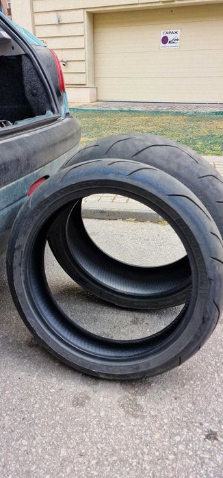 Мото гуми 120/70/17 + 190/55/17 Dunlop SportSmart TT DOT21 - НАМАЛЕНИ