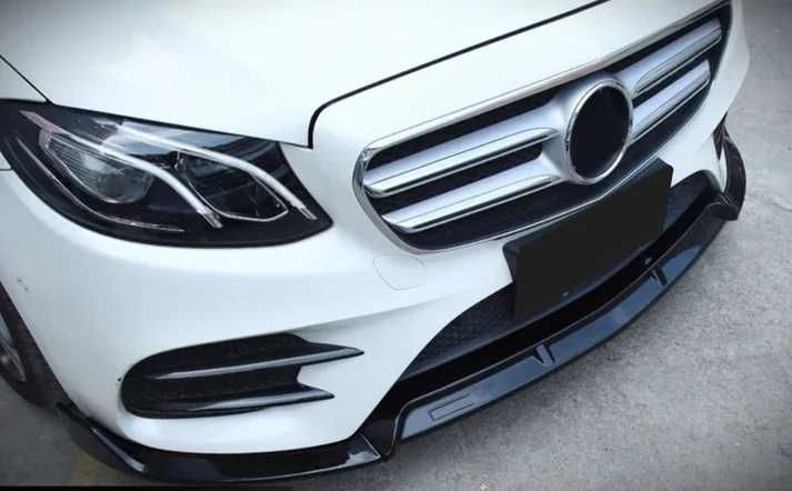 Преден лип спойлер за мерцедес в213 / mercedes w213 lip / добавка