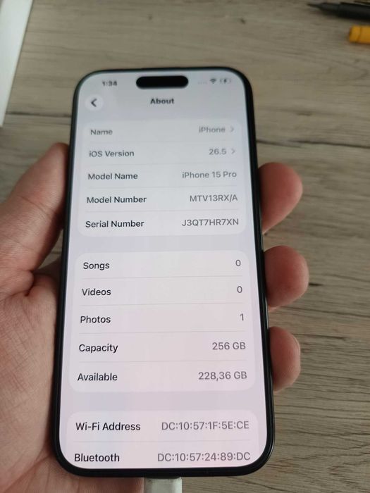 Iphone 15 pro 256 GB