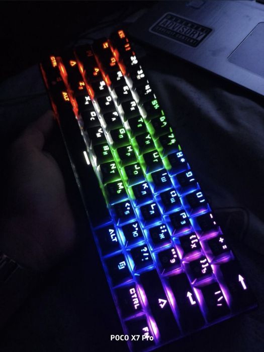 Клавиатура dexp tanto rainbow 60%