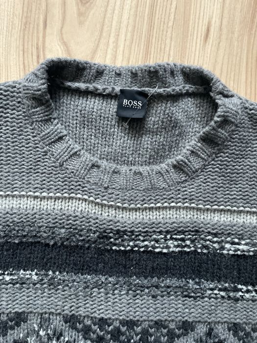 HUGO BOSS/мъжка вълнена блуза/фланела XL