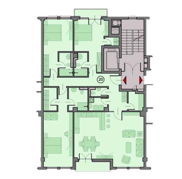 Продава се Четиристаен апартамент в София, Манастирски ливади - 189 кв.м за 1871 €/кв.м - Снимка #2