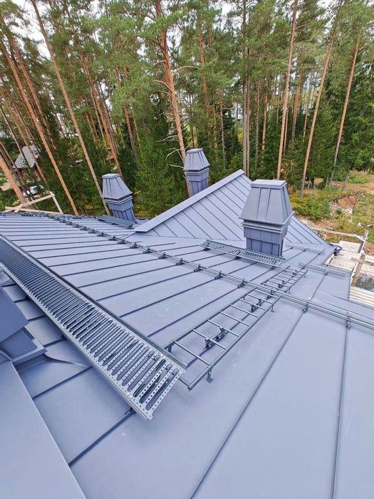 Монтаж фальцевой кровли