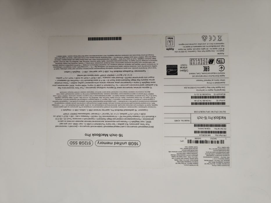 MacBook pro 16 (m1pro)