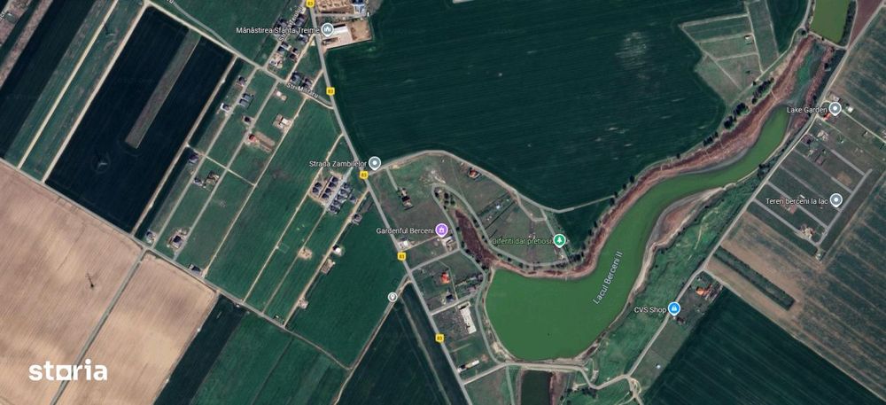 Teren Intravilan Berceni Manastire | curent gaz la sosea | #LG5E