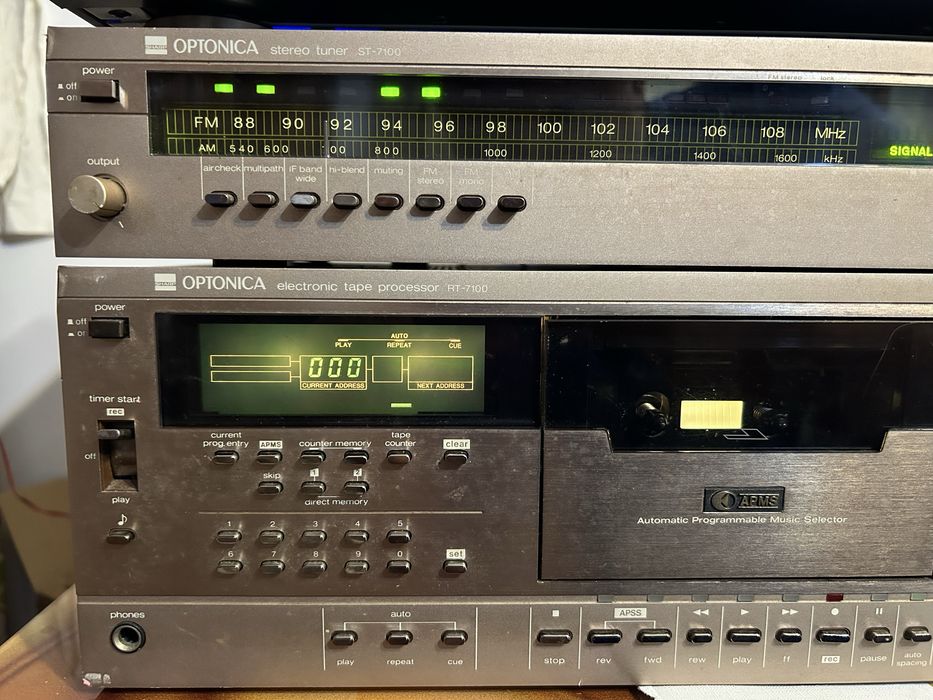 Vand Optonica ST-7100 + RT-7100 – Vintage Hi-Fi