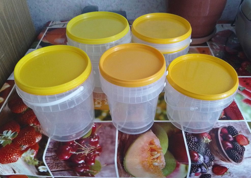 Ведёрки пластиковые для пищевых продуктов