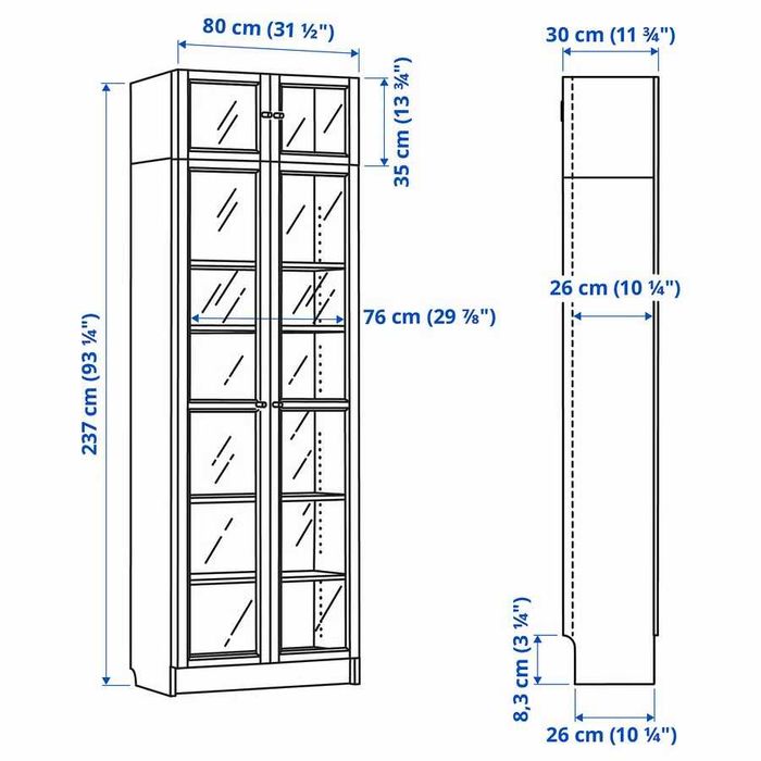 Biblioteca Ikea Billy 5 corpuri