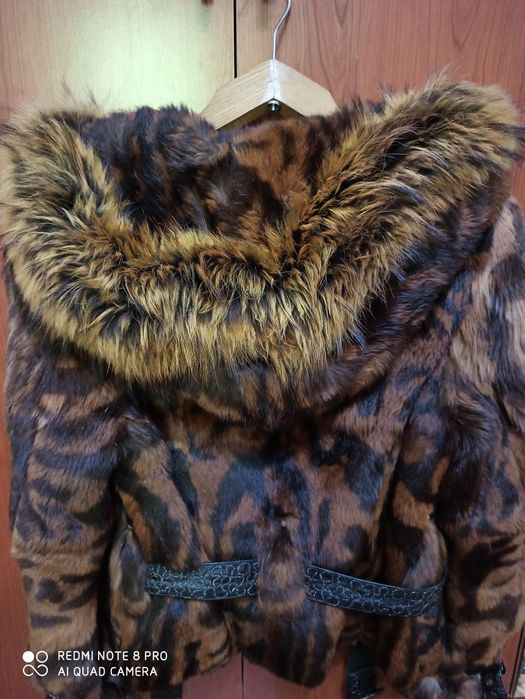 Продам полушубок шубу (леопардовую)