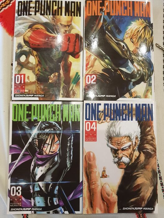 Оne punch men 1-2-3-4 манга