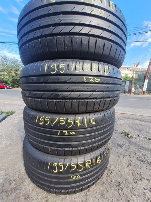4 anvelope vara 195/55r16 Nokian  2021 Montaj Gratuit