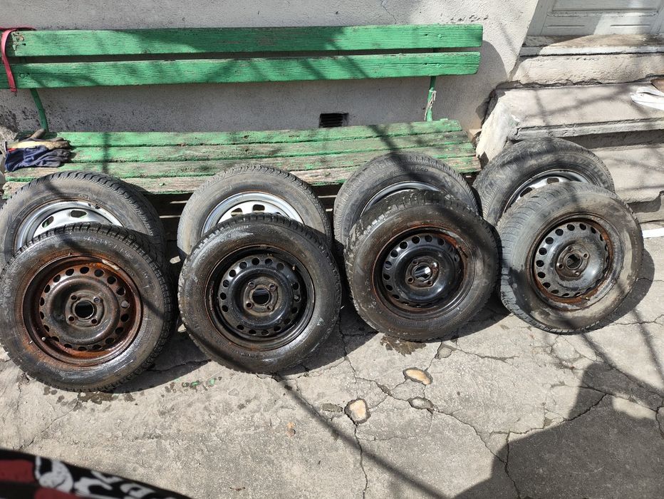 Set Roti 14 4x100 cauciucuri vara 185/60/14 Fulda