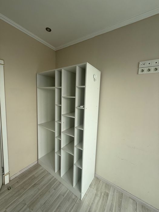 Стеллаж белый открытый