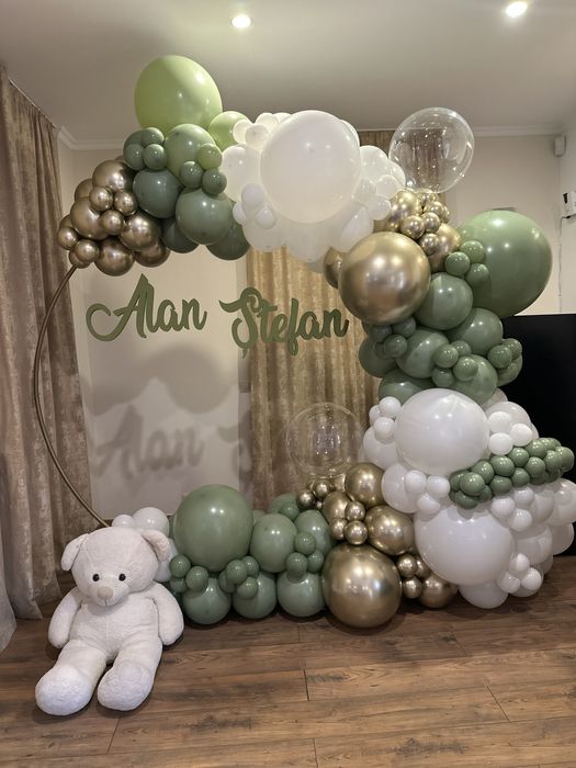 Aranjament arcada baloane / Photocorner Botez / Nunta / Majorat / Corp