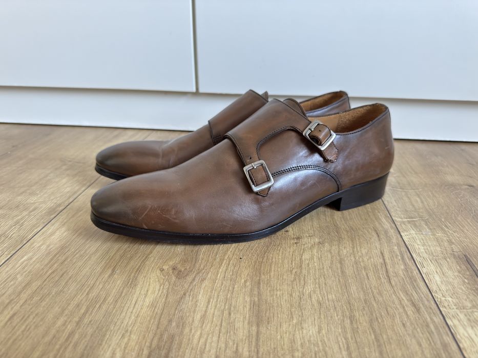 Brett & Sons – Естествена кожа, Double Monk Strap