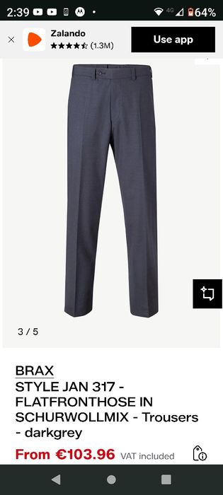 Pantaloni Brax Jan noi fara eticheta