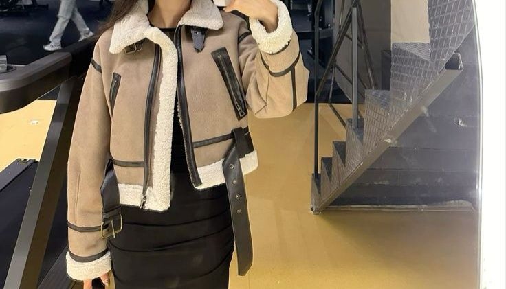 Дамско кожено яке