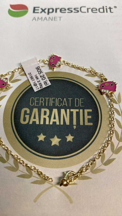 Bratara aur 14k (  Tomesti b :31567)-Garantie 2 ani