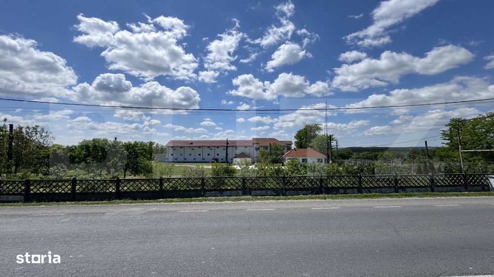 Fabrica de confectii textile activa, 1.600 mp, 11.720 mp teren, Racari