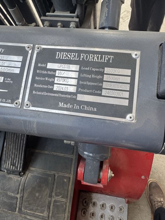 Dizel Forklift 3.5 tonna | 4.5 metr | Quanchai dvigatel | 2024-yil