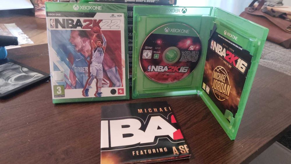 NBA 2k22 sigilat + NBA 2k16 MJ edition- Xbox One