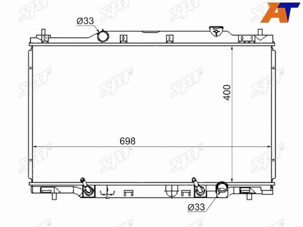 Радиатор Honda Stream