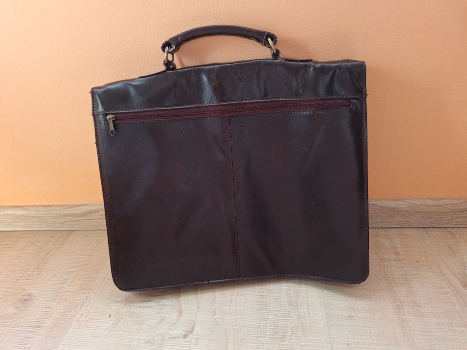 Антикварна чанта за документи Gardini ,естествена кожа