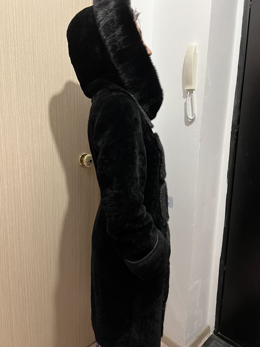 Шуба Мутон+Норка