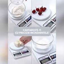 Cantar electronic de bucatarie, animale 1g-10Kg SF-400 functie TARA, oprire automata, 24x14cm, functioneaza cu baterii sau acumulatori 2xAA