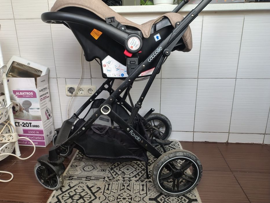 Carucior 3 in 1 ultracompact Coccolle Ravello Safari Beige, Bej