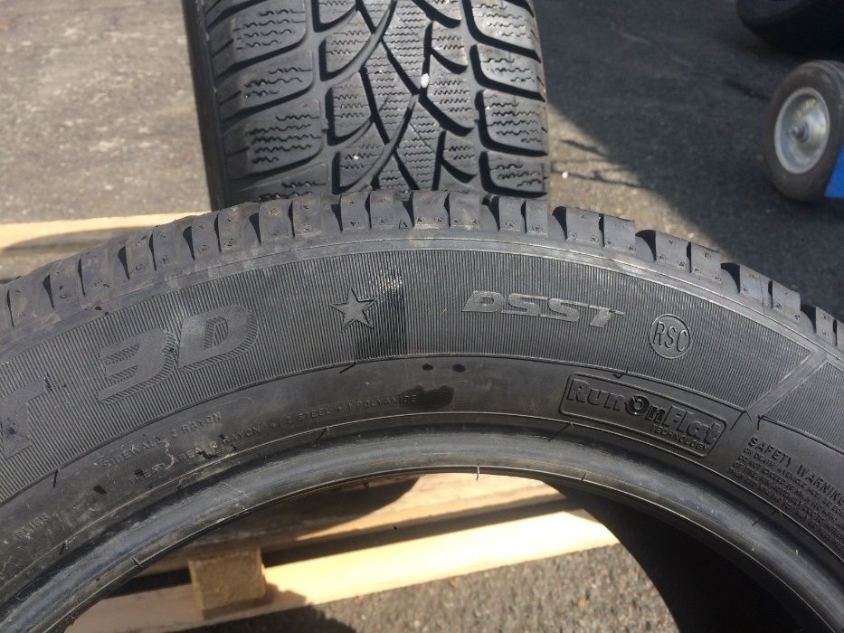 225/55/17 Дънлоп ДОТ 2012 г - 7,9 мм РЪН ФЛАТ !