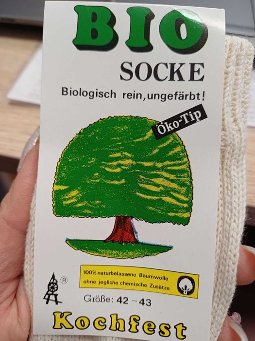 Мъжки чорапи от 100% органичен памук