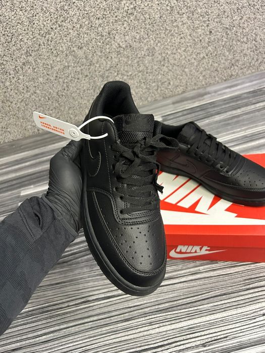Adidași Nike Court Vision Low Triple Black – Mărimea 43 – Noi