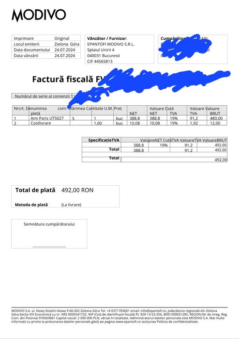 Tricou ami paris new size M am factura la el